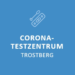 Corona-Testzentrum in Trostberg. 