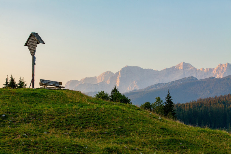 Kreuz auf der Winklmoosalm © Stockklauser