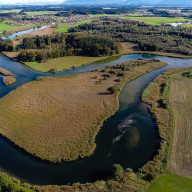 Alzschleife mit Bifuß bei Truchtlaching ©Landratsamt Traunstein