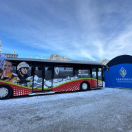 Der multifunktionale Einsatzbusses hat heute beim Biathlon-Weltcup in Ruhpolding seinen ersten Einsatz. ©Landratsamt Traunstein