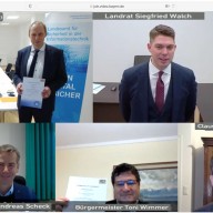 Digitale Übergabe des letzten LSI-Siegels an die Gemeinde Nußdorf